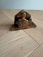 Houtsnijwerk - brievenhouder/servethouder, Antiek en Kunst, Ophalen