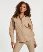 Josh v Cilou blouse dark sand overhemd beige goud maat xs!, Beige, Maat 34 (XS) of kleiner, Ophalen of Verzenden, Josh V