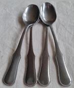 Amefa stainless parel randen koffie lepeltjes, Ophalen of Verzenden, Rvs of Chroom