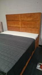 Luxe Boxspring Bed Fluweel Guod Kleur, Huis en Inrichting, Slaapkamer | Bedden, Overige kleuren, Luxe, Ophalen of Verzenden, 180 cm