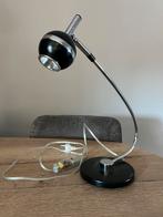 Retro Eglo eyeball aanraaklamp tafellamp, Gebruikt, Ophalen of Verzenden, Metaal, Minder dan 50 cm