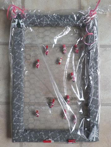 Kerst schilderij kaartenhouder Nieuw beschikbaar voor biedingen