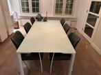 Tafel en stoelen, Ophalen, Gebruikt, 100 tot 150 cm, 200 cm of meer