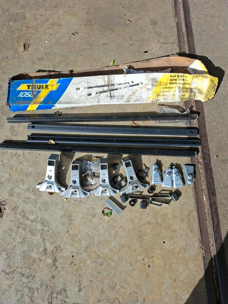 Thule 1050 Dakdragerset - Golf 83-93, Auto diversen, Dakdragers, Gebruikt, Ophalen