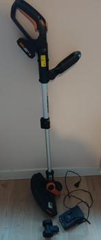 Worx grastrimmer ZGAN, Tuin en Terras, Grastrimmers, Ophalen, Zo goed als nieuw, Accu