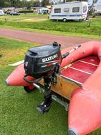 4pk suzuki motor, kalf trailer en boot, Watersport en Boten, Ophalen, Gebruikt, Overige typen, Motorboot