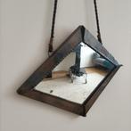 antieke spiegel art deco Amsterdamse school Conrad Fehn, Ophalen of Verzenden, Overige vormen, Minder dan 50 cm, Minder dan 100 cm