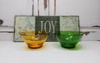 2 Vintage Vereco schaaltjes, Antiek en Kunst, Antiek | Glas en Kristal, Ophalen of Verzenden