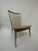 Vintage houten spijlen stoel fauteuil jaren 60 70, Huis en Inrichting, Ophalen of Verzenden