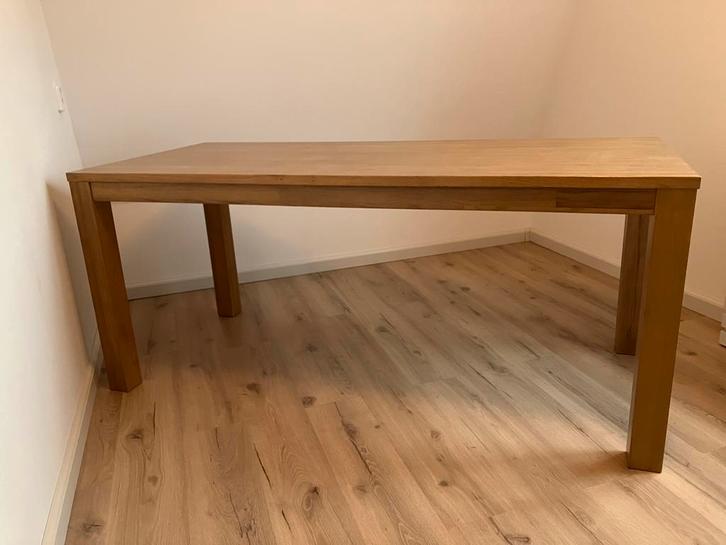 Eettafel naturel eiken | 179 x 79, Huis en Inrichting, Tafels | Eettafels, Zo goed als nieuw, 50 tot 100 cm, 150 tot 200 cm, Rechthoekig