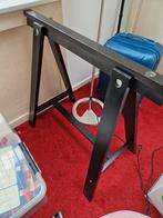 2 Tafelpoot / Schragen - Zwart ikea, Ophalen, Tafelpoot, Minder dan 50 cm, Gebruikt
