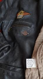 Leren Motorjack. Route 66 original jeans. Dames maat: M, Motoren, Ophalen, Tweedehands, Dames, Jas | leer