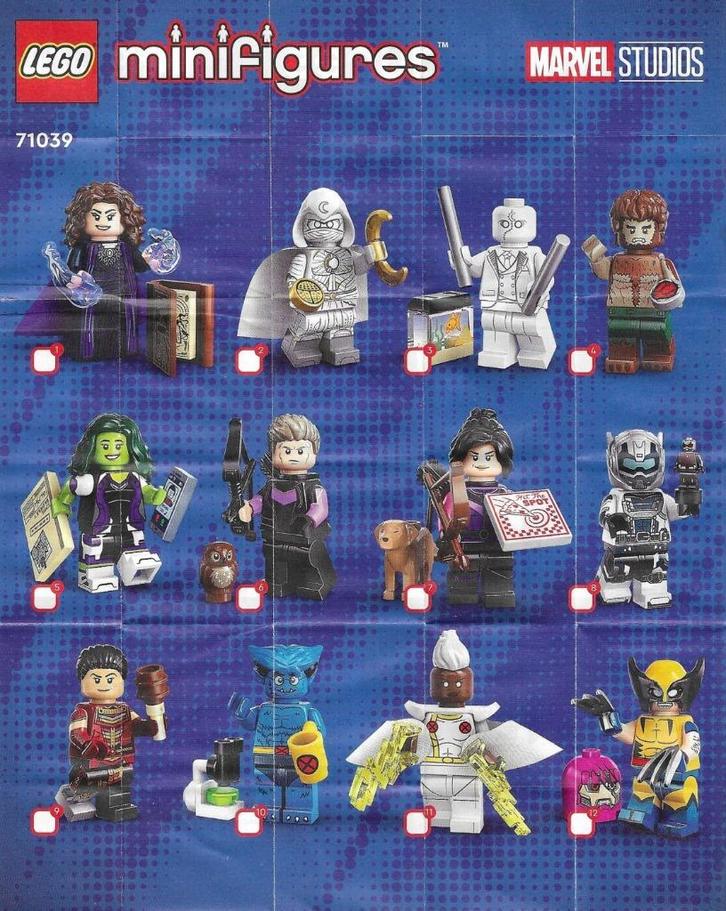 Lego minifigures Marvel serie 2 – 71039, Kinderen en Baby's, Speelgoed | Duplo en Lego, Nieuw, Lego, Complete set, Ophalen of Verzenden