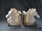 Set marmeren boekensteunen Paard decor., Ophalen of Verzenden