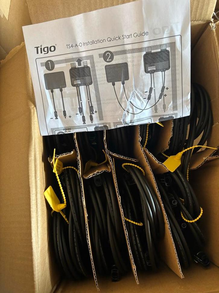 Tigo TS4-A-O Optimizers - GEZOCHT DOZEN PALLETS CONTAINERS, Doe-het-zelf en Verbouw, Elektra en Kabels, Nieuw, Overige typen, Ophalen of Verzenden