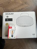 Plafondlamp solklint IKEA + lampje, Nieuw, Glas, Ophalen
