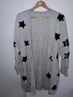 Noisy May Grijs Vest Met Zwarte Sterren Maat XL, Verzenden, Maat 46/48 (XL) of groter, Nieuw, Grijs