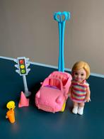 Barbie Skipper babysitter auto verkeersset, Ophalen of Verzenden, Zo goed als nieuw, Barbie