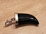 Ketting hanger zware onyx? 925, Ophalen of Verzenden, Zwart, Zilver