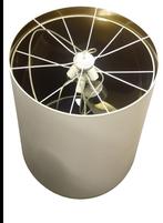 2 Grote vintage hanglampen met 3 fittingen E27, Ophalen, Gebruikt, Metaal, Vintage retro stijl
