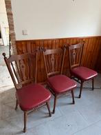 Gratis Eetkamerstoelen 4 stuks, Ophalen, Gebruikt, Overige kleuren, Drie