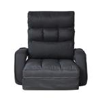 Gamestoel lounge - vloerstoel - verstelbare rugleuning, Ophalen, Zwart, Nieuw, Eén