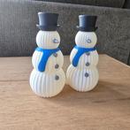 3D-geprinte sneeuwpop decoratie – 14,5 cm – set of per stuk, Verzenden, Nieuw