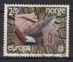 Noorwegen 1987 EUROPA houten woning, Verzenden, Gestempeld, Plaats of Gebouw