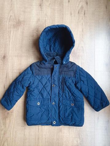 Winterjas maat 86, donkerblauw (Zara) nette staat