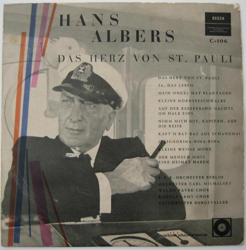 Hans Albers - Das Herz Von St. Pauli, Cd's en Dvd's, Vinyl | Pop, Gebruikt, 1960 tot 1980, Ophalen of Verzenden