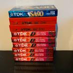 9x TDK Cassettebandjes, Cd's en Dvd's, Cassettebandjes, 2 t/m 25 bandjes, Ophalen of Verzenden, Onbespeeld, Nieuw in verpakking