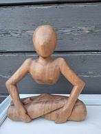 Vintage beeld Yoga houding, Ophalen of Verzenden