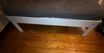 Auping auronde tweepersoons bed, wit, Huis en Inrichting, Gebruikt, Wit, Tweepersoons, Ophalen of Verzenden