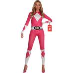 Morphsuit Pink Power Ranger voor dame, Carnaval, Verzenden, Maat 42/44 (L), Zo goed als nieuw