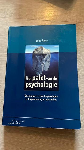 Jakop Rigter - Het palet van de psychologie beschikbaar voor biedingen