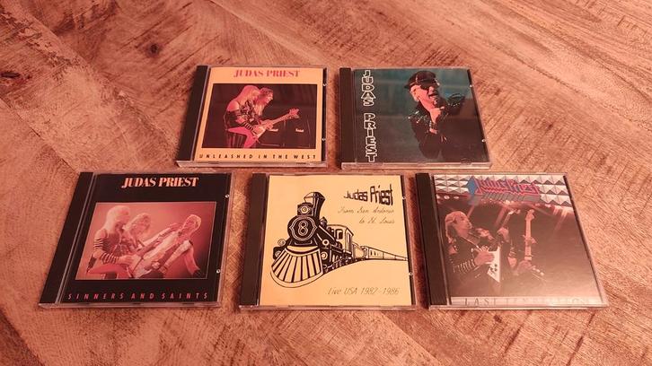 5 Judas Priest bootleg cd's in perfecte staat. Samen €90, Cd's en Dvd's, Cd's | Hardrock en Metal, Zo goed als nieuw, Ophalen of Verzenden