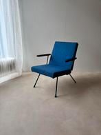 Gispen fauteuil 1409 André Cordemeyer petrolblauw jaren 60, Ophalen of Verzenden, Overige materialen, Dutch design