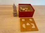 Vintage houten blokken/ vormen stoof, Kinderen en Baby's, Speelgoed | Houten speelgoed, Ophalen of Verzenden, Gebruikt, Overige typen