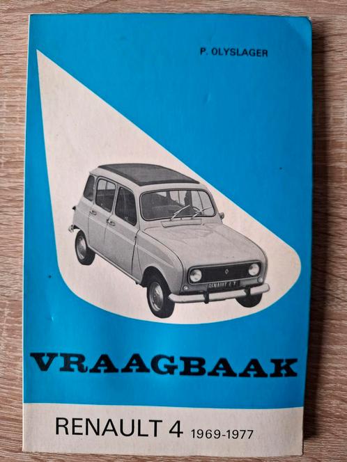 Vraagbaak Renault 4 (1969 - 1977) door P. Olyslager., Auto diversen, Handleidingen en Instructieboekjes, Ophalen of Verzenden