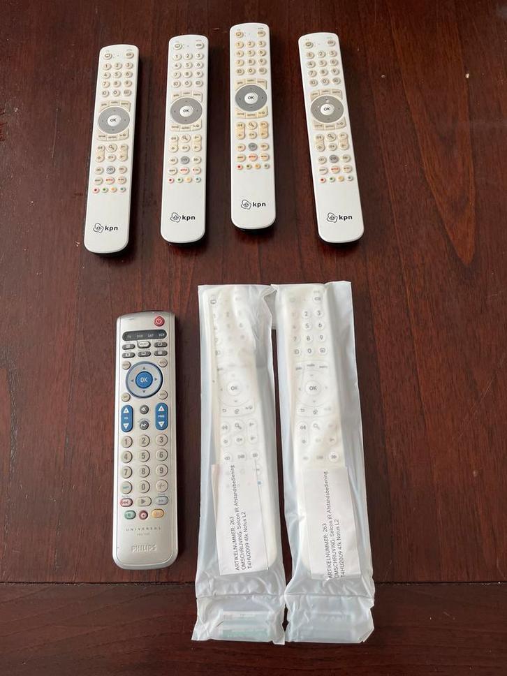 Afstandsbedieningen KPN & Philips - Diverse, Audio, Tv en Foto, Afstandsbedieningen, Gebruikt, Origineel, Tv, Ophalen