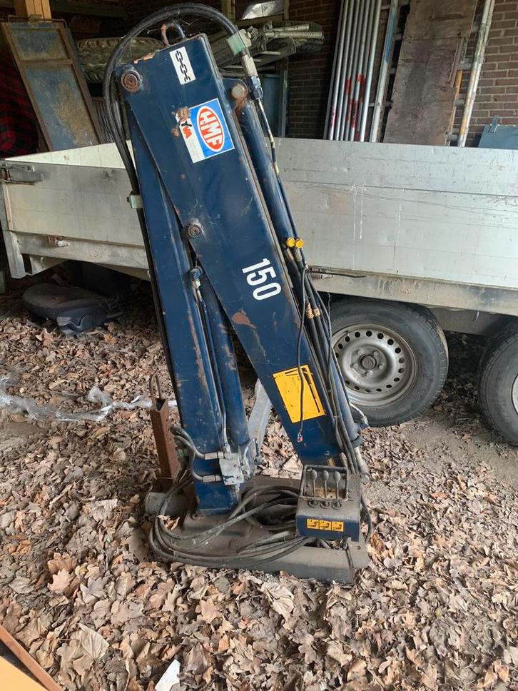 hmf laadkraan laadkraantje autolaadkraan, Auto diversen, Aanhangwagen-onderdelen, Gebruikt, Ophalen