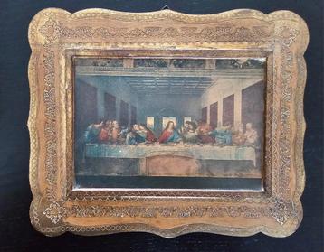Laatste avondmaal Leonardo da Vinci op hout made in Italy beschikbaar voor biedingen