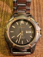 Vintage Seiko titanium SQ 100 kinetic, Ophalen of Verzenden, Staal, Seiko