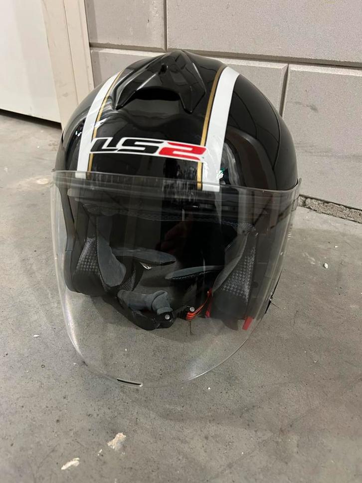 LS2 Jethelm XS - Zo goed als nieuw!, Motoren, Kleding | Motorhelmen, Dames, Jethelm, XS, Overige merken, Tweedehands, Ophalen of Verzenden