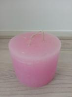 Dikke roze kaars, doorsnee plm. 12,5 cm, prijs 2,50 euro, Ophalen, Overige materialen, Overige kleuren, Nieuw