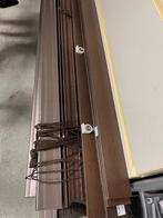 Houten Jaloezieën (op maat) - Walnoot Abachi 5cm, Ophalen, Bruin, Modern chique, 150 tot 200 cm