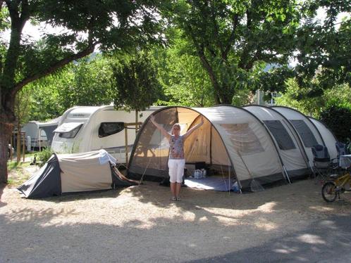 6-pers tunnel tent BaseCamp Ambato VI Deluxe, Caravans en Kamperen, Tenten, meer dan 6, Gebruikt, Ophalen