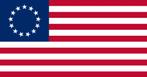 USA Betsy Ross vlag 13 Sterren, Nieuw, Ophalen of Verzenden