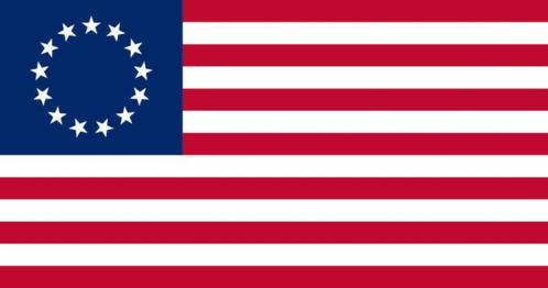 USA Betsy Ross vlag 13 Sterren, Diversen, Vlaggen en Wimpels, Nieuw, Ophalen of Verzenden
