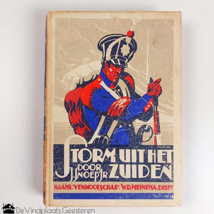 Storm uit het Zuiden - Prachtige Art Deco omslag., Boeken, Historische romans, Ophalen of Verzenden